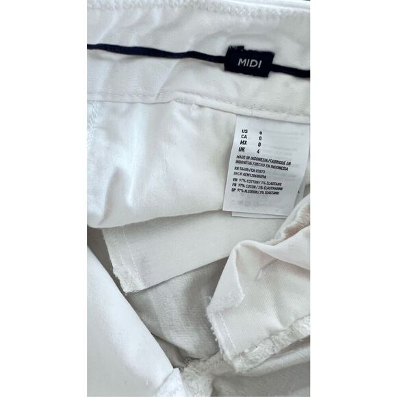 American Eagle midi White shorts size 0 - Picture 8 of 9